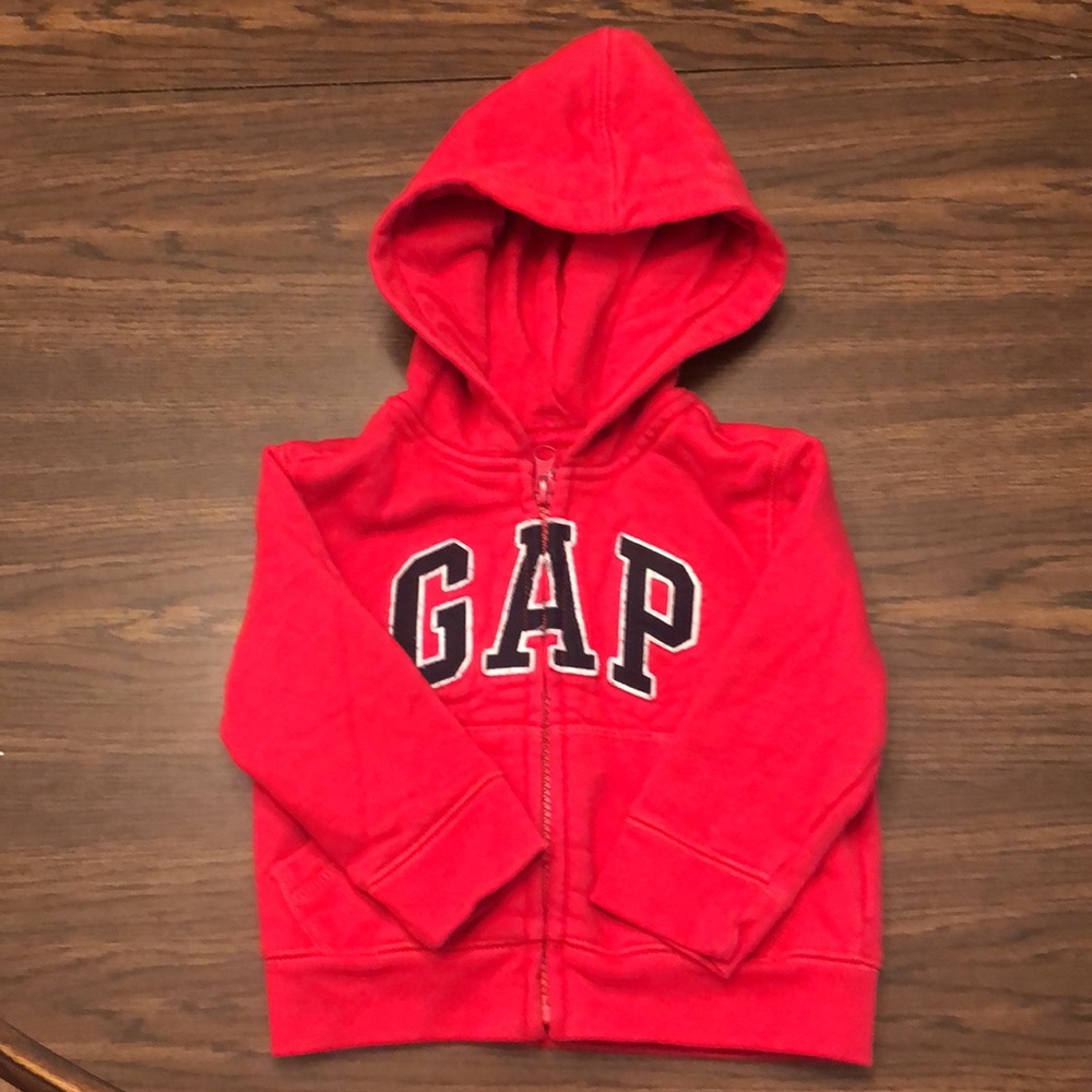 Baby Gap hooded zip up w/pockets  12- 18 months